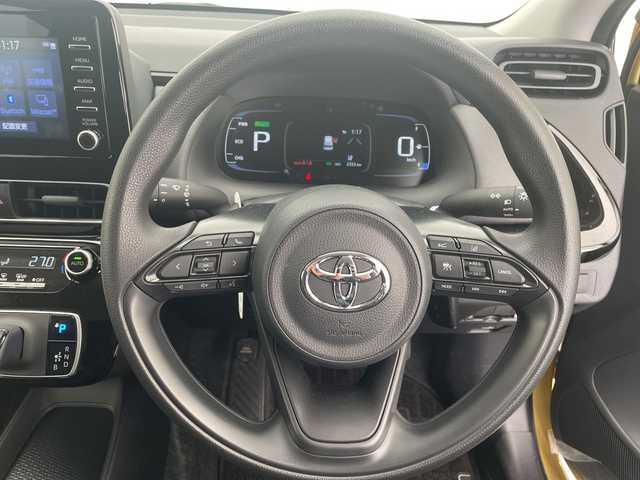 トヨタ アクア X 愛知県 2025(令7)年 0.3万km ブラスゴールドメタリック 純正ディズプレイオーディオ　ナビ機能なし/レーダークルーズコントロール/バックカメラ/コーナーセンサー/LEDヘッドライト/オートマチックハイビーム/ETC/衝突軽減システム/Bluetooth/ステアリングスイッチ/スマートキー/プッシュスタート