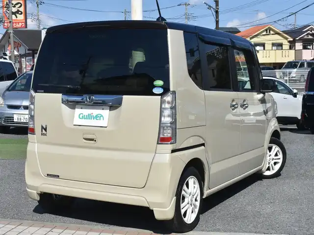 ホンダ Ｎ ＢＯＸ G SSパッケージ 神奈川県 2016(平28)年 4.8万km プレミアムアイボリーパール2トーン  特別仕様車 /ツートーンカラー/シティブレーキアクティブシステム/左右パワースライドドア/ホンダ純正ナビ/：地デジ/：CD/DVD/：Bluetooth/バックカメラ/ビルトインETC/前席シートヒーター/アームレスト/LEDマップランプ/リアシート用テーブル/HIDヘッドランプ/ドライブレコーダー/14インチホワイトAW/ーーーーーーーーーーーーーーーー/スマートキー2個/保証書/取説/記録簿 H30.R1.3.5