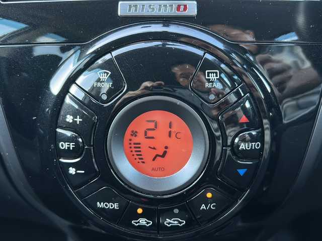 日産 ノート ニスモ 鹿児島県 2016(平28)年 12万km ブリリアントホワイトパール 純正SDナビ/Bluetooth/CD/DVD/バックモニター/ETC/純正AW16/アイドリンクストップ/純正フルスポイラー/電動格納ミラー/純正フロアマット/プッシュスタート/パワーウィンドウ