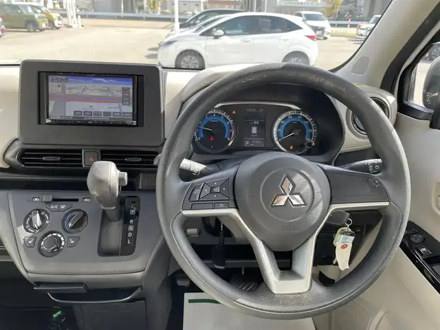 三菱 ｅＫワゴン M 石川県 2020(令2)年 5.3万km ホワイト 4WD/社外メモリーナビ/ETC/レーダーブレーキ/電動ミラー/キーレス/ベンチシート/オートライト