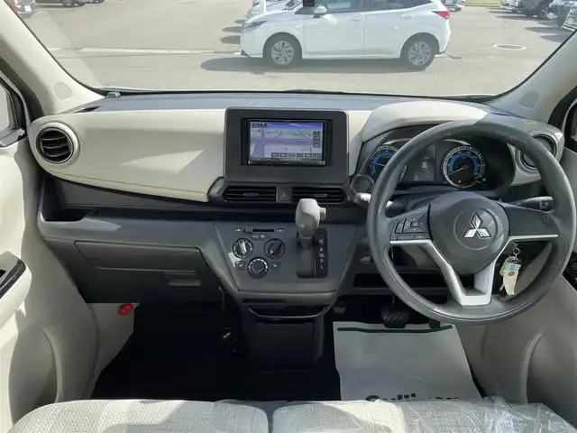 三菱 ｅＫワゴン M 石川県 2020(令2)年 5.3万km ホワイト 4WD/社外メモリーナビ/ETC/レーダーブレーキ/電動ミラー/キーレス/ベンチシート/オートライト