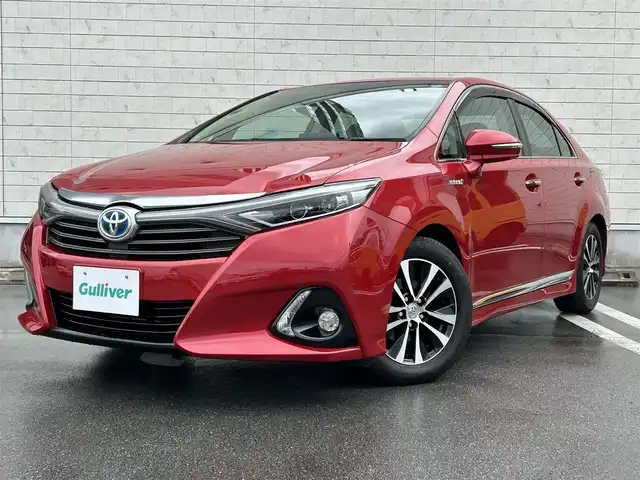 トヨタ ＳＡＩ G 静岡県 2014(平26)年 7.1万km レッドマイカメタリック 純正メーカーナビ/　AM FM CD DVD Bluetooth USB AUX SD/フルセグTV/ビルトインETC/LEDオートヘッドライト/革巻きステアリング/ステアリングスイッチ/純正16インチアルミホイール/スマートキー2本/プッシュスタート/ワンオーナー/バックモニター/クルーズコントロール