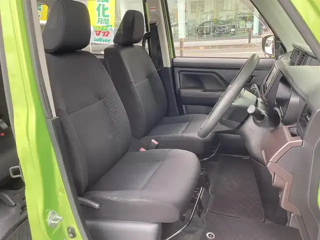 ダイハツ トール X SAⅡ 京都府 2017(平29)年 7.2万km フレッシュグリーンM 純正ナビ(NMZK-W67D)/　CD DVD SD BT フルセグTV/PWスライドドア/ETC/スマートアシスト/アイドリングストップ/フロントドラレコ/リアサンシェード/スマートキー×2