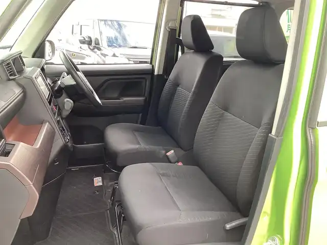 ダイハツ トール X SAⅡ 京都府 2017(平29)年 7.2万km フレッシュグリーンM 純正ナビ(NMZK-W67D)/　CD DVD SD BT フルセグTV/PWスライドドア/ETC/スマートアシスト/アイドリングストップ/フロントドラレコ/リアサンシェード/スマートキー×2