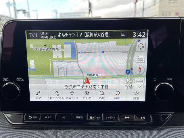 日産 サクラ G 奈良県 2023(令5)年 0.4万km スパークリングレッド/ブラック ワンオーナー　/充電ケーブル有　/プロパイロット　/純正ナビ　/アラウンドビューモニター　/フルセグＴＶ　/ステアリングヒーター　/シートヒーター　/ＥＴＣ２．０ /純正14インチAW /ドアバイザー /フロアマット