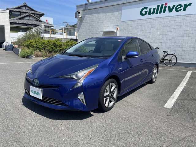 トヨタ プリウス S ツーリングセレクション 神奈川県 2016(平28)年 5.9万km 青