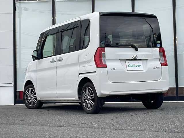 ダイハツ タント X SA 山形県 2015(平27)年 3.4万km ホワイト ４WD/純正メモリナビ/（AM/FM/TV/BT/CD/DVD/iPod)/前後ドライブレコーダー/社外フロアマット/ステアリングスイッチ/ETC/片側パワースライドドア/オートライト/電動格納ミラー/ドアバイザー/スペアキー