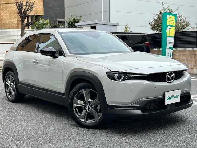 マツダ ＭＸ－３０ モダンコンフィデンス 東京都 2021(令3)年 1.1万km セラミックM ワンオーナー/純正ナビ/　＜フルセグTV/Bluetooth＞/全方位モニター　/パドルシフト/シートヒーター　/レーダークルーズコントロール　/衝突軽減ブレーキ　/レーンキープアシスト　/前後ドライブレコーダー　/パワーシート　/LEDヘッドライト/ビルトインETC/スペアキー/取扱説明書/保証書