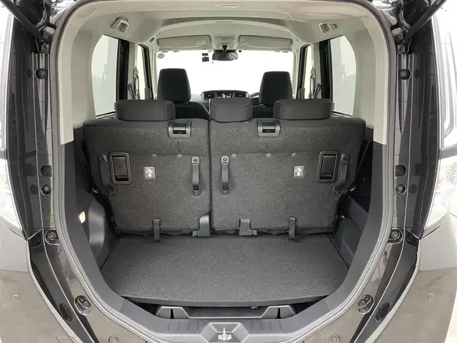 トヨタ ルーミー カスタムG－T 岡山県 2023(令5)年 1.8万km ブラックマイカメタリック 純正ナビ（NSZT-W68T）/【Bluetooth/フルセグTV/CD/DVD】/バックカメラ/両側電動スライドドア/追従型クルーズコントロール/コーナーセンサー（前/後）/衝突軽減ブレーキ/ビルトインＥＴＣ/ドライブレコーダー（前）/純正１５インチＡＷ/ＬＥＤヘッドライト/オートライト/フォグランプ/純正フロアマット/オートブレーキホールド/禁煙車/スマートキー