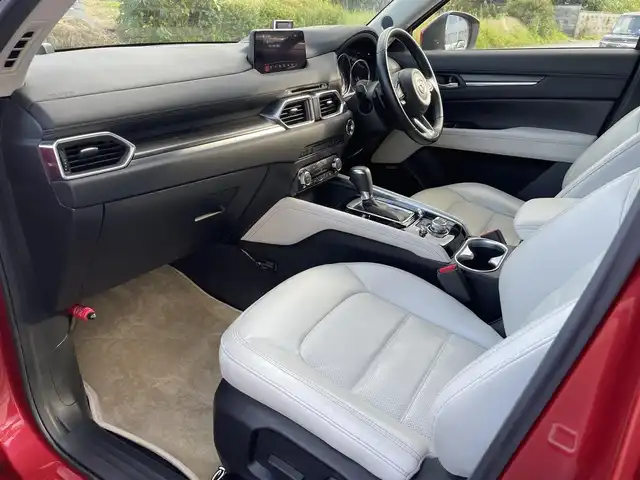 マツダ ＣＸ－５ XD Lパッケージ 富山県 2017(平29)年 6.6万km 赤 BOSEサウンド//純正メーカーナビ／/フルセグＴＶ／/Ｂｌｕｅｔｏｏｔｈ／/ＤＶＤ再生／/バックカメラ／/ビルトインＥＴＣ／/サイドカメラ／/ベージュ革シート／/前席パワーシート//全席シートヒーター／/レーダークルーズコントロール／/ブラインドスポットモニター//パワーバックドア//スマートキー×２//プッシュスタートエンジン//純正エンジンスターター//LEDオートライト//ステアリングスイッチ/