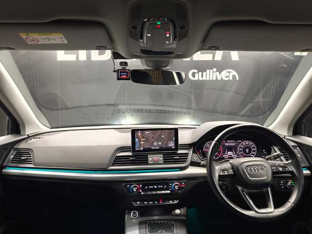 アウディ Ｑ５ 40TDIクワトロ スポーツ 群馬県 2019(平31)年 6.9万km マンハッタングレーメタリック 純正ナビ/フルセグTV/全方位カメラ/バーチャルコックピット/Bluetooth/黒革シート/シートヒーター/パワーシート/スマートキー/コーナーセンサー/パーキングエイド/ETC2.0