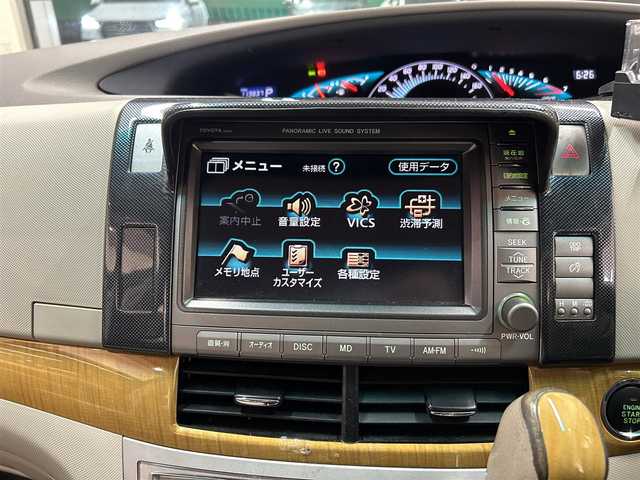 トヨタ エスティマ アエラス Gエディション NAVI 東京都 2007(平19)年 11.4万km ホワイトパールクリスタルシャイン