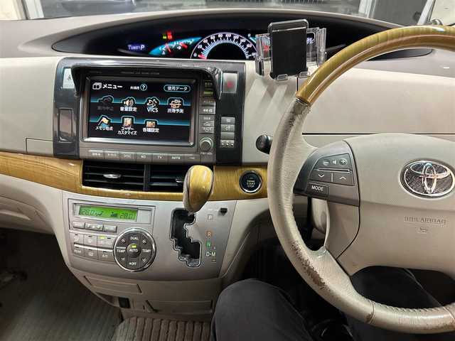 トヨタ エスティマ アエラス Gエディション NAVI 東京都 2007(平19)年 11.4万km ホワイトパールクリスタルシャイン