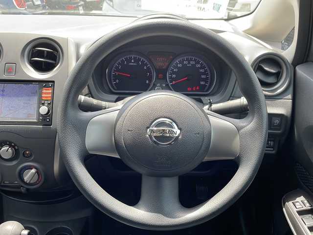 日産 ノート X 長野県 2012(平24)年 4.4万km ダークメタルグレー 純正ナビ/（MM112-W）/（CD/ワンセグ/AUX）/スマートキー/プッシュスタート/F/Rドラレコ/（ZDR-035）/ETC/LEDライト/フォグライト/社外14インチアルミホイール/冬タイヤ4本積み込み/（純正スチールホイール付き）/（185/50R14）/アイドリングストップ/電動格納ミラー/リアプライバシーガラス/ISOFIX/フロアマット/バイザー/WSRS&ABS/取扱説明書/（車両/ナビ ）/新車時保証書/記録簿/（H26.12/H27.9/H29.9/R1.9/R5.9）