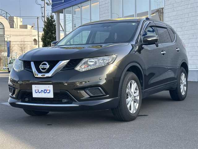 日産 エクストレイル 20X エマージェンシーブレーキ 道北・旭川 2015(平27)年 8.3万km チタニウムカーキ (株)IDOMが運営する【じしゃロン旭川店】の自社ローン専用車両になります。こちらは現金またはオートローンご利用時の価格です。自社ローンご希望の方は別途その旨お申付け下さい/　/・純正ナビ(CD/SD/BT/フルセグ)/・ETC/・バックカメラ/・両席シートヒーター/・スマートキー2個