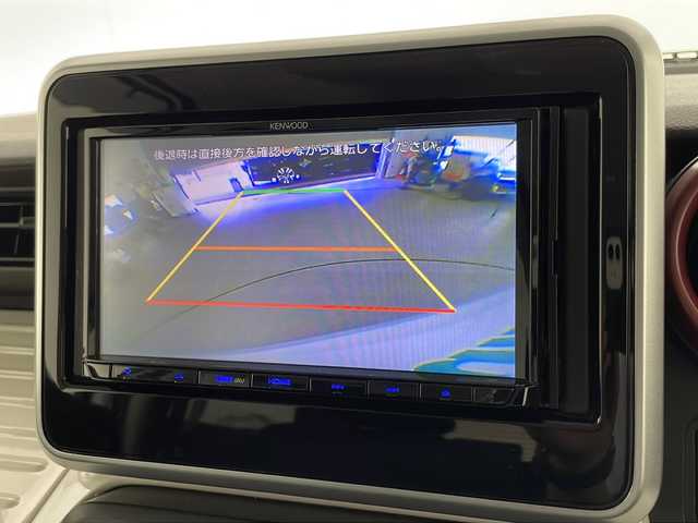 スズキ スペーシア HYBRID X 宮崎県 2018(平30)年 6.6万km ピュアホワイトP 禁煙車/衝突被害軽減ブレーキ/社外ナビTV/（ケンウッド/MDV-D404BT/CD/DVD/Bluetooth/ワンセグTV)/社外バックカメラ/社外ETC/純正セキュリティアラーム/両側電動スライドドア/エネチャージ/運転席シートヒーター/リアプライバシーガラス/ドアバイザー/リアサーキュレーター/電動格納ミラー/オートエアコン/スマートキー/プッシュエンジンスタート/新車時保証書/取扱い説明書