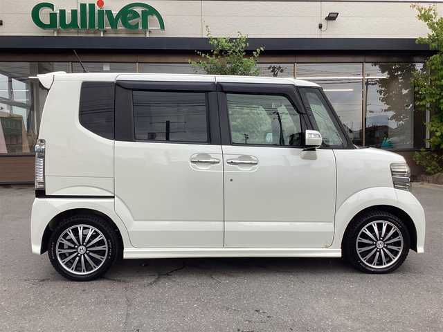 ホンダ Ｎ ＢＯＸ カスタム G ターボ Aパッケージ 宮城県 2014(平26)年 10.5万km プレミアムホワイトパールⅡ メモリナビ/フルセグテレビ/アイドリングストップ/ウィンカーミラー/ドアバイザー/プッシュスタート/両側パワースライドドア/ETC/電動格納ミラー