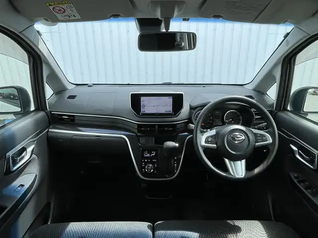 ダイハツ ムーヴ カスタム X ハイパー SAⅡ 滋賀県 2017(平29)年 6.2万km パールホワイトⅢ 社外ナビ/・Bluetooth/ワンセグ/・CD/DVD/バックカメラ/ステアリングリモコン/ETC/LEDオートライト/フォグライト/オートリトラミラー/シートリフター/スマートアシスト/・衝突被害軽減ブレーキ/・誤発進抑制機能（後方）/・車線逸脱警報/・先行車発進お知らせ機能/プッシュスタート/スマートキー