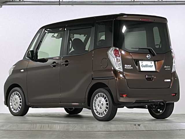 日産 デイズ ルークス ボレロ 広島県 2018(平30)年 2.3万km モカブラウンP 禁煙/エマージェンシーブレーキ/片側パワースライドドア/純正ナビ/・ワンセグ/CD/SD/BT/AUX）/アラウンドビューモニター/革巻きステアリング/ステアリングスイッチ（非連動）/シートヒーター/ハーフレザーシート/ヘッドライトレベライザー/純正ドライブレコーダー/純正ドアバイザー/純正14インチアルミホイール/W+サイドエアバック