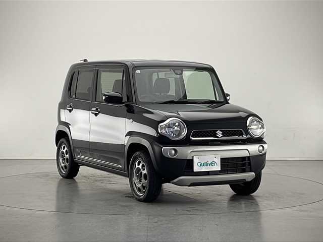 スズキ ハスラー G 長野県 2017(平29)年 5.3万km ブルーイッシュブラックパール3 レーダーブレーキサポート/社外メモリーナビ/フルセグテレビ/バックカメラ/USB/ETC/前席シートヒーター/スマートキー2個/プッシュスタート/純正フロアマット