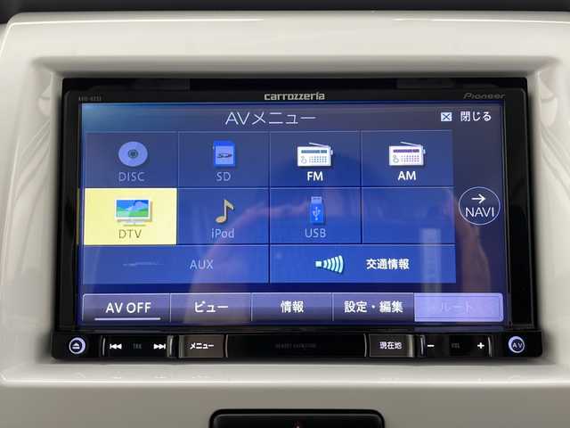 スズキ ハスラー G 長野県 2017(平29)年 5.3万km ブルーイッシュブラックパール3 レーダーブレーキサポート/社外メモリーナビ/フルセグテレビ/バックカメラ/USB/ETC/前席シートヒーター/スマートキー2個/プッシュスタート/純正フロアマット