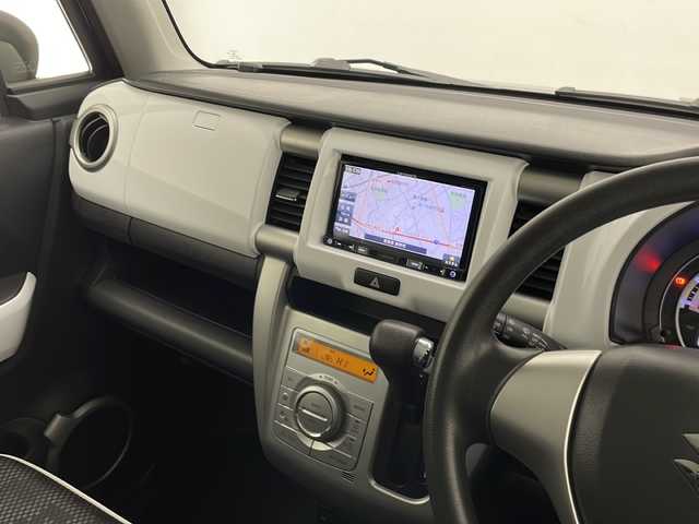 スズキ ハスラー G 長野県 2017(平29)年 5.3万km ブルーイッシュブラックパール3 レーダーブレーキサポート/社外メモリーナビ/フルセグテレビ/バックカメラ/USB/ETC/前席シートヒーター/スマートキー2個/プッシュスタート/純正フロアマット