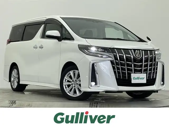 トヨタ アルファード S 宮城県 2020(令2)年 7.3万km ホワイトパールクリスタルシャイン 純正ＤＡナビ　/純正12型フリップダウンモニター　/フルセグＴＶ　/ＣＤ／ＤＶＤプレーヤー　/バックモニター/Bluetoothオーディオ/スマートフォン連携/両側パワースライドドア　/アダプティブクルーズコントロール/プリクラッシュセーフティシステム　/レーントレーシングアシスト　/オートマチックハイビーム　/前後クリアランスソナー/ロードサインアシスト　/ビルトインETC/スマートキー/プッシュスタート/後席オートエアコン/バックドアイージークローザー/LEDヘッドランプ/フォグランプ/純正18インチAW/禁煙車