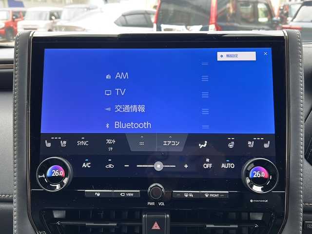 トヨタ ヴェルファイア ハイブリット Z プレミア 鳥取県 2025(令7)年 0.7万km ブラック 法人ワンオーナー/スマートキーx2個/パノラマルーフ/ブラックレザーシート/デジタルインナーミラー（ドラレコ）/メーカー14インチナビゲーション/フルセグ・HDMI/Bluetooth/フリップダウンモニター/セカンドオットマン/フロント・セカンドエアーシート/フロント・セカンドパワーシート/ウッドコンビハンドル（ヒーター）/ヘッドアップディスプレイ/パドルシフト/置くだけ充電/AC100V電源/電動サンシェード/両側パワースライド/パワーテールゲート/全方位カメラ/パーキングアシスト/インテリジェントソナー/プリクラッシュセーフティ/ブラインドスポットモニタリング/アダクティブクルーズ/オートハイビーム/LEDヘッドライト/クロムメッキ１９AW/ビルトインETC/保証書・スペアキー