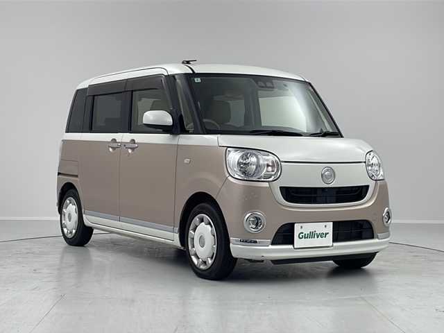 ダイハツ ムーヴ キャンバス X LTD メイクアップ SA Ⅲ 茨城県 2018(平30)年 3.2万km パールホワイトⅢ/ライトローズマイカメタリックⅡ 2トーン 純正ナビ/フルセグ/バックカメラ/全方位カメラ/ドライブレコーダー/両側パワースライドドア/アイドリングストップ/衝突軽減ブレーキ/横滑り防止装置/オートマチックハイビーム/フロントフォグランプ/ステアリングリモコン/電格ミラー/プッシュスタート/スマートキー/スペアキー