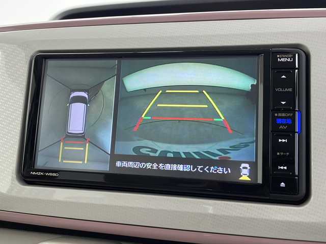 ダイハツ ムーヴ キャンバス X LTD メイクアップ SA Ⅲ 千葉県 2018(平30)年 3.2万km パールホワイトⅢ/ライトローズマイカメタリックⅡ 2トーン 純正ナビ/フルセグ/バックカメラ/全方位カメラ/ドライブレコーダー/両側パワースライドドア/アイドリングストップ/衝突軽減ブレーキ/横滑り防止装置/オートマチックハイビーム/フロントフォグランプ/ステアリングリモコン/電格ミラー/プッシュスタート/スマートキー/スペアキー