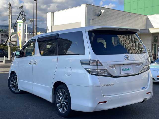 トヨタ ヴェルファイア 2．4Z プラチナセレクションⅡ 静岡県 2011(平23)年 13.4万km ホワイトパールクリスタルシャイン ワンオーナー/両側パワースライド/パワーバックドア/社外HDDナビ・フルセグTV/DVD/CD/MSV/Bluetooth/バックカメラ/純正18インチアルミホイール/HIDヘッドライト/スマートキー2個/プッシュスタート/新車時保証書/取扱説明書