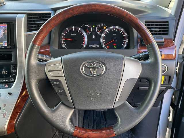 トヨタ ヴェルファイア 2．4Z プラチナセレクションⅡ 静岡県 2011(平23)年 13.4万km ホワイトパールクリスタルシャイン ワンオーナー/両側パワースライド/パワーバックドア/社外HDDナビ・フルセグTV/DVD/CD/MSV/Bluetooth/バックカメラ/純正18インチアルミホイール/HIDヘッドライト/スマートキー2個/プッシュスタート/新車時保証書/取扱説明書