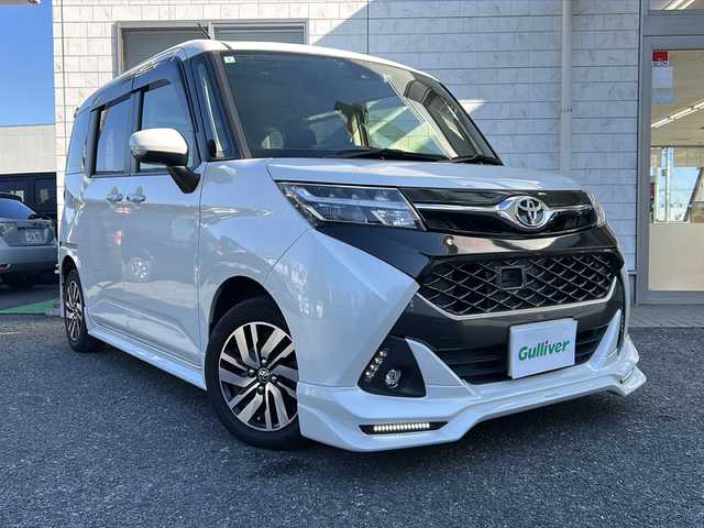 トヨタ タンク カスタムG S 埼玉県 2018(平30)年 3.4万km パールホワイトⅢ 純正ナビ /(AM/FM/TVフルセグ/Bluetooth/SD/CD/DVD)/ドラレコ /ワンオーナー /ETC/バックカメラ　/両側パワースライドドア　/TRDエアロ　/イモビライザー　/アイドリング　/プリクラッシュセーフティー /オートライト　/TRC　/プッシュスタート　/クルコン　/ステアリングスイッチ/LEDライト/サンシェード/ドアバイザー/ISOFIX/ABS/スマートキー/スペアキー1本/パワーステアリング/パワーウィンドウ/保証書/取扱説明書