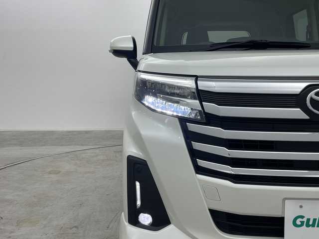 トヨタ ルーミー カスタムG－T 群馬県 2023(令5)年 0.9万km パールホワイトⅢ 純正ナビ バックカメラ 両側電動スライドドア シートヒーター アダプティブクルーズコントロール 衝突被害軽減ブレーキ 電動パーキング ETC LEDライト オートハイビーム スマートキー 禁煙車