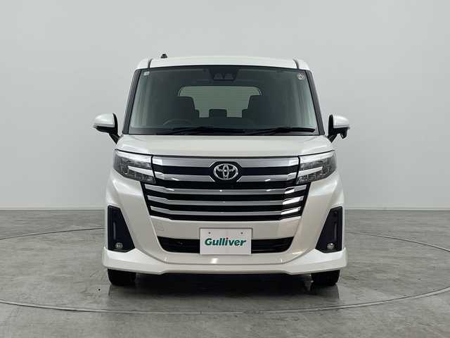 トヨタ ルーミー カスタムG－T 群馬県 2023(令5)年 0.9万km パールホワイトⅢ 純正ナビ バックカメラ 両側電動スライドドア シートヒーター アダプティブクルーズコントロール 衝突被害軽減ブレーキ 電動パーキング ETC LEDライト オートハイビーム スマートキー 禁煙車