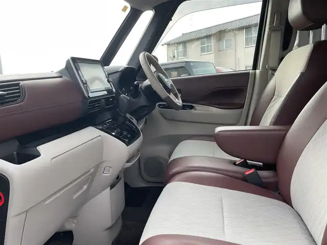 日産 ルークス オーテック 石川県 2020(令2)年 3.6万km 茶 純正9型ナビ/フルセグTV/アラウンドビューモニター/ETC/専用シート/エマージェンシーブレーキ/ドライブレコーダー/インテリキー/プッシュスタート/電動ミラー/ベンチシート