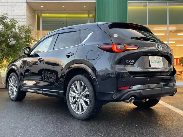 マツダ ＣＸ－５ XD エクスクルーシブモード 岡山県 2022(令4)年 1.4万km ジェットブラックマイカ 純正10.25インチナビ/フルセグTV、Bluetooth、AppleCarplay/AndroidAuto、AM、FM/全方位カメラ/パワーシート/メモリーシート/シートヒーター/エアシート/ステアリングヒーター/BOSEサウンド/ワイヤレス充電/パワーバックドア/ドライブレコーダー/レーダークルーズコントロール