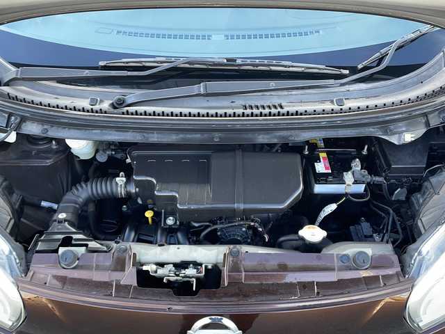 日産 デイズ X ボレロ 山口県 2016(平28)年 4.3万km モカブラウンP 純正SDナビ【MJ116D-W】/　AM/FM/CD/HDMI/AUX/ETC/アラウンドビューモニター/ハロゲンライト/プッシュスタート/アイドリングストップ/レザーシート/電動格納ウィンカーミラー/純正フロアマット/ドアバイザー/VDC（ビークルダイナミクスコントロール）/ヒルスタートアシスト/エマージェンシーブレーキ/踏み間違い衝突防止アシスト/ブレーキアシスト/フロントスタビライザー