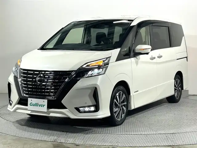 日産 セレナ ハイウェイスター V 大阪府 2020(令2)年 4.8万km ブリリアントホワイトパール ProPILOT 純正ナビTV 360カメラ フリップダウンモニター レーダークルコン 衝突軽減ブレーキ レーンアシスト ブラインドSM 両側パワースライドドア パークアシスト クリアランスソナー リアオートエアコン