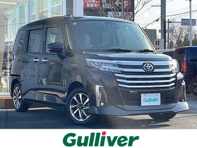 トヨタ ルーミー カスタムG 道央・札幌 2022(令4)年 0.7万km ブラックマイカメタリック ・４WD/・ワンオーナー/・寒冷地仕様/・衝突被害軽減システム/・社外メモリナビ/BＴ・ＵＳＢ・ＤＶＤ・ＣＤ・ＳＤ・ラジオ・ＨＤＭＩ/・両側パワースライドドア/・バックカメラ/・社外フリップダウンモニター/・積込み夏タイヤ/・レーダークルーズ/・コーナーセンサー/・純正エンジンスターター/・ビルトインETC/・前後ドライブレコーダー/・置くだけ充電/・シートヒーター/・フォグランプ/・保障書/・取扱説明書