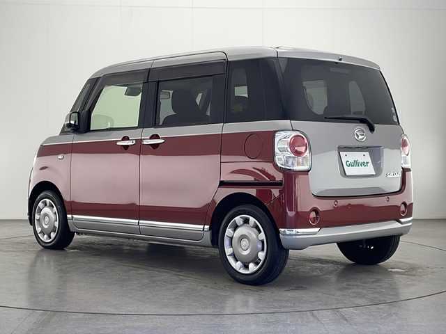 ダイハツ ムーヴ キャンバス G メイクアッフ SA Ⅱ 宮崎県 2016(平28)年 4.9万km スムースグレーマイカメタリック/ファイアークォーツレッドメタリック 2トーン 禁煙車/衝突被害軽減ブレーキ/純正ナビTV/（NMCK-W66D/CD/DVD/Bluetooth/フルセグTV)/純正LEDオートライト/純正LEDフォグ/純正セキュリティアラーム/純正フロアマット/両側電動スライドドア/クリアランスソナー/アイドリングストップ/リアプライバシーガラス/オートエアコン/電動格納ミラー/本革巻ハンドル/スマートキー/プッシュエンジンスタート/新車時保証書/取扱い説明書