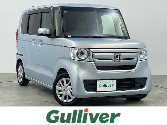 ホンダ Ｎ ＢＯＸ G L ホンダセンシング 大分県 2018(平30)年 8.4万km モーニングミストブルーM ホンダセンシング//純正SDナビ/フルセグ/DVD/BT/USB/iPod/SD/バックカメラ/ビルトインETC/社外前後ドライブレコーダー/両側電動スライドドア/ステアリングスイッチ/USBポート/プッシュスタート/スマートキー×2/アイドリングストップ/オートLEDヘッドライト