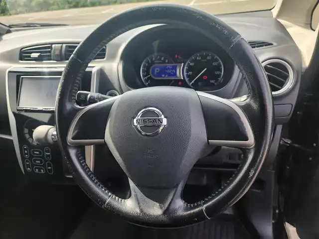 日産 デイズ ハイウェイスターX 福岡県 2014(平26)年 14.4万km 黒 社外SDナビ・ワンセグTV/スマートキー/プッシュスタート/純正アルミホイール/純正HIDヘッドライト/バックカメラ/ETC/保証書/取扱説明書