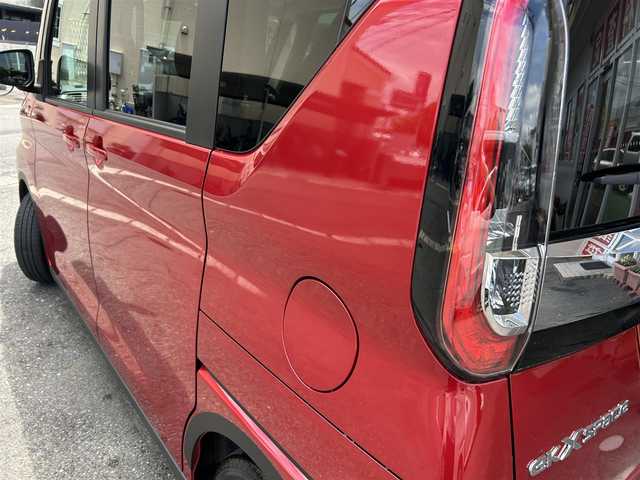 三菱 ｅＫクロススペース T プラスエディション 愛知県 2022(令4)年 0.7万km アメジストブラック/レッドM ワンオーナー/純正ナビ/フルセグテレビ/Bluetooth/純正アルミホイール/両側パワースライドドア/全方位カメラ/衝突被害軽減ブレーキシステム/マイパイロット/アダプティブクルーズコントロール/踏み間違い衝突防止アシスト/車線逸脱防止支援機能/コーナーセンサー/プッシュスタート/ミュージックストッカー/防眩式ミラー/パドルシフト/純正マット/取説、保証書あり