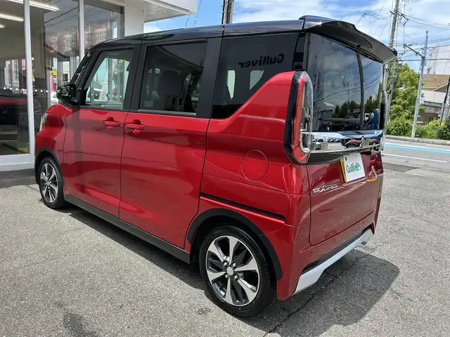 三菱 ｅＫクロススペース T プラスエディション 愛知県 2022(令4)年 0.7万km アメジストブラック/レッドM ワンオーナー/純正ナビ/フルセグテレビ/Bluetooth/純正アルミホイール/両側パワースライドドア/全方位カメラ/衝突被害軽減ブレーキシステム/マイパイロット/アダプティブクルーズコントロール/踏み間違い衝突防止アシスト/車線逸脱防止支援機能/コーナーセンサー/プッシュスタート/ミュージックストッカー/防眩式ミラー/パドルシフト/純正マット/取説、保証書あり