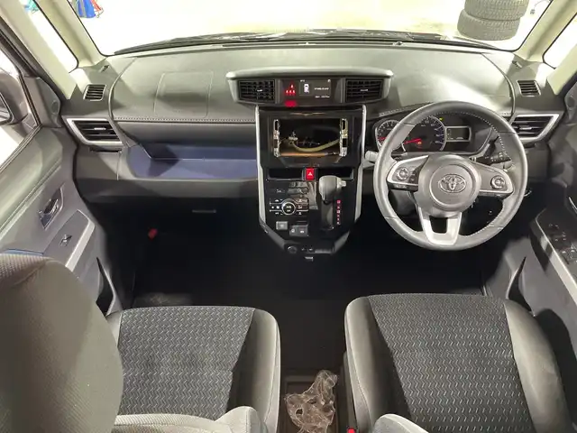 トヨタ ルーミー カスタムG 福岡県 2022(令4)年 1.1万km プラムブラウンパールクリスタルシャイン プッシュスタート/両側パワースライドドア/アイドリングストップ/オートブレーキホールド/純正LEDヘッドライト/シートヒーター/ドアバイザー/フォグランプ/保証書/スペアキー