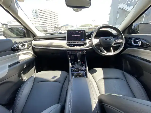 クライスラー・ジープ ジープ コンパス リミテッド 栃木県 2021(令3)年 0.9万km ブリリアントブラッククリスタル ワンオーナー　/アルパインサウンド　/ステアリングヒーター　/全方位カメラ　/純正ディスプレイオーディオ　/ACC /パワーシート　/シートヒーター　/黒革　/電動リアゲート　/ETC /LED /純正18インチAW /純正ドラレコ前後