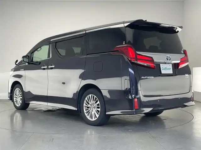 トヨタ アルファードハイブリット SR Cパッケージ 愛知県 2018(平30)年 4万km スパークリングブラックパールクリスタルシャイン 純正１０型ナビ　ムーンルーフ　デジイン　禁煙　ＨＤＭＩ　電動リヤゲート　バックカメラ　セーフティセンス　衝突軽減　追従クルコン　ｎａｎｏｅ　ベンチレーション　ＢＳＭ　シートヒーター　ＡＣ１００Ｖ電源 ステアリングヒーター　両側パワスラ　オットマン　パワーシート　オートハイビーム