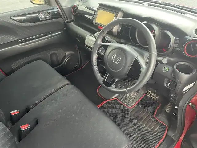 ホンダ Ｎ ＢＯＸ カスタム G Aパッケージ 島根県 2014(平26)年 6.7万km ミラノレッド 登録時走行距離　67011km/ワンオーナ/取扱説明書/保証書/純正ナビ(VXM-145VSi）/（Bluetooth/AM/FM/CD/DVD/USB）/ワンセグテレビ/バックカメラ/プッシュスタート/スマートキー/スペアキー/純正フロアマット/横滑り防止装置/衝突軽減システム/カーテンエアバック/純正アルミ１４インチ/禁煙車