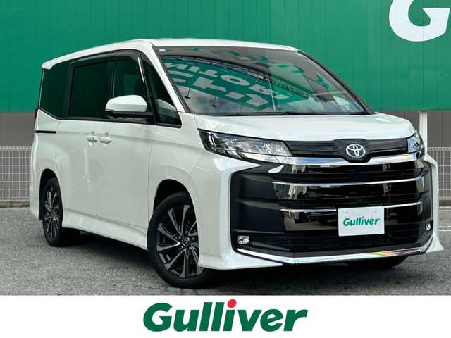 トヨタ ノア ハイブリッド S－G 千葉県 2023(令5)年 2.3万km ホワイトパールクリスタルシャイン ワンオーナー/禁煙車/１０．５インチディスプレイオーディオ/ＨＤＭＩ/パノラミックビューモニター/両側パワースライド/ビルトインＥＴＣ２．０/コーナーセンサー/トヨタセーフティセンス/レーダークルーズコントロール/オートハイビーム/純正フロアマット